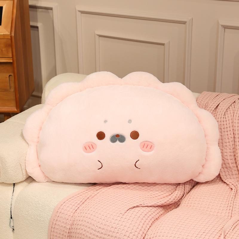 Мультяшная Милая Подушка-Пельмень Плюшевая Игрушка Кукла Большая Кукла-Пельмень Домашняя Диванная Подушка Кукла-Подушка 60cm（0.3kg）