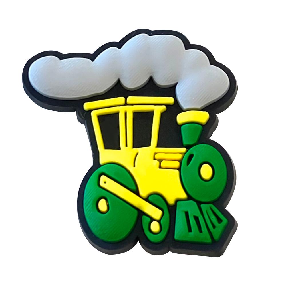 Cartoon Train Charms DIY PVC Shoe Decorations