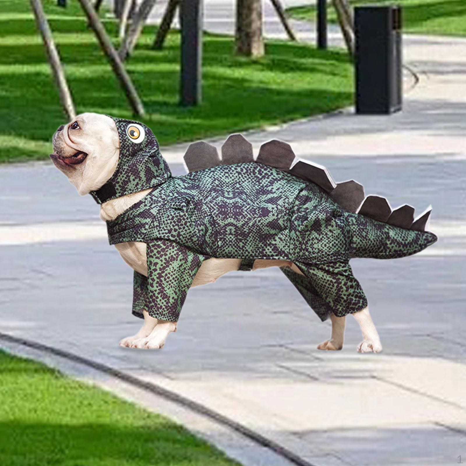 

Толстовка с капюшоном в виде собаки-динозавра, одежда для холодной погоды, теплая одежда, костюм для косплея, куртка XS