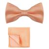 Polyester Pocket Square Set Collar Wedding Accessory Set Corsage Set Bow Tie Set  Banquet