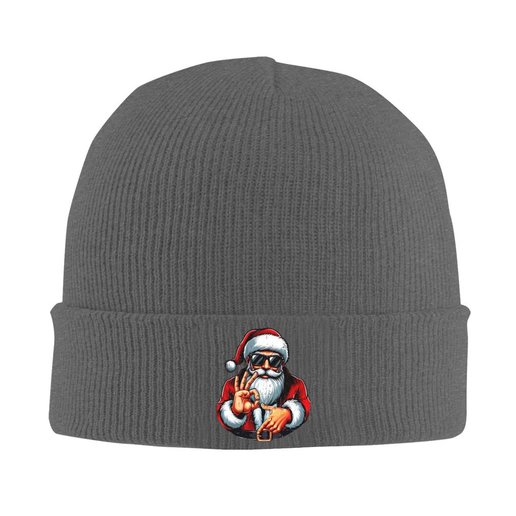 Funny Six Seven 6 7 Meme Santa Christmas Knitted Hat Beanie Hats Kpop Head Wrap Men Women Bonnet Hats Spring Cool Caps Gift Idea