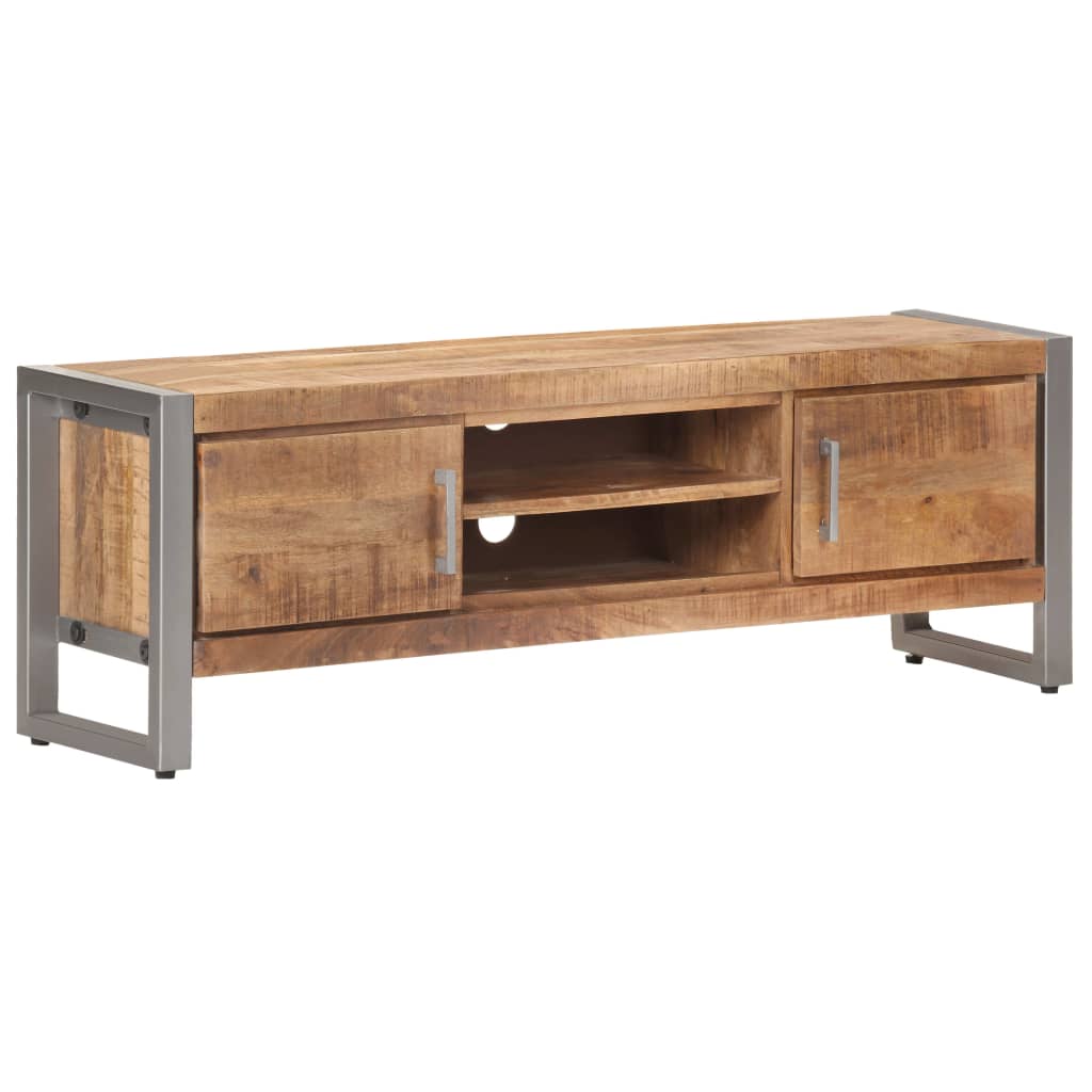TV Stand 120 x 30 x 40 cm Rough Mango Wood