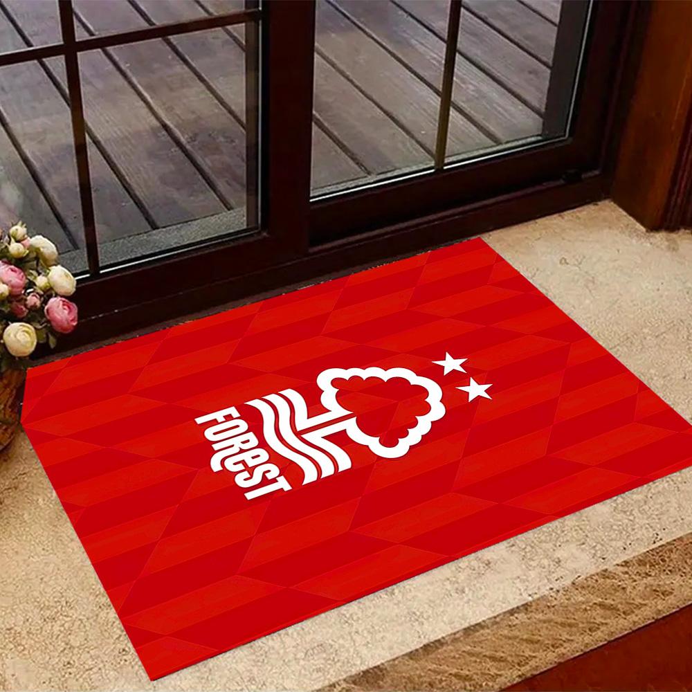 Tree Forest Logo Area Rug Perfect for Decorate room Outdoor Bedrooms Foyer Antislip Carpet Decorate Offices