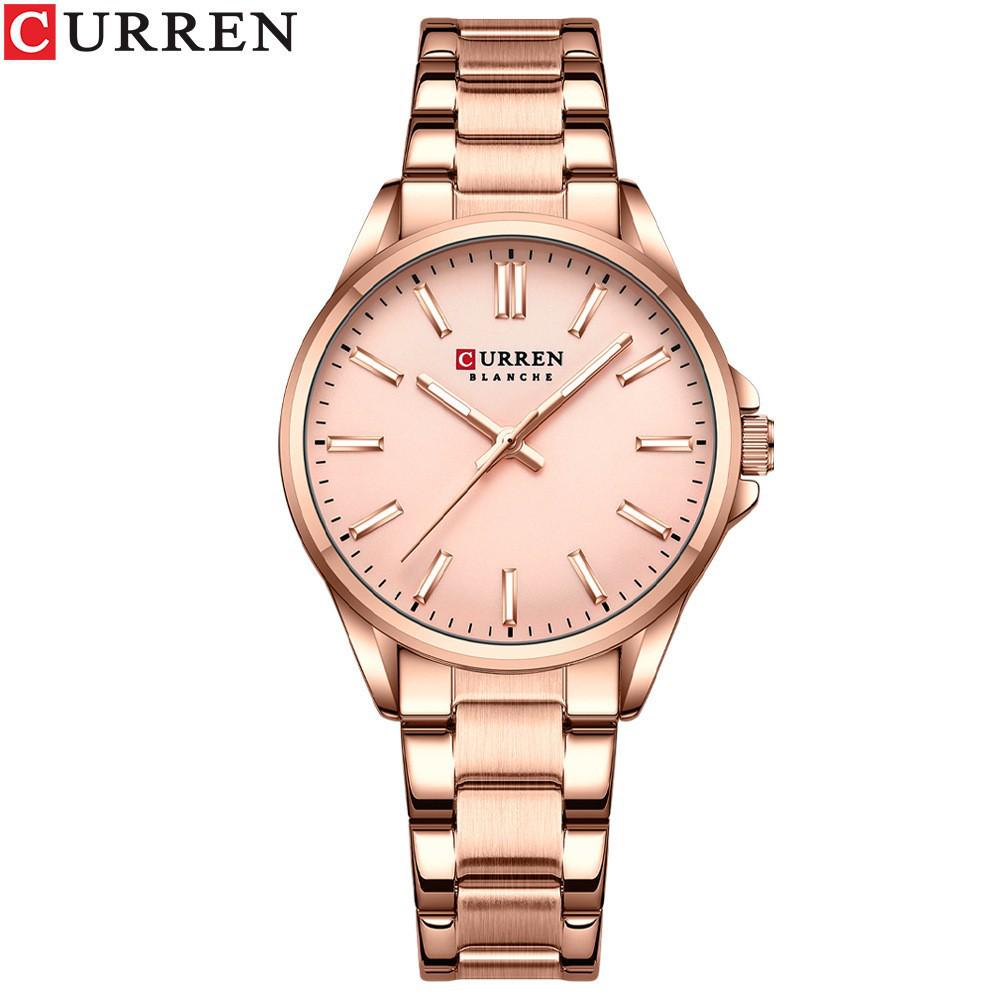 Curren Kairui 9090: Herren-Stahlarmbanduhr & Damen-Quarz-Business-Uhren-Set.