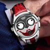 LIGE mens wristwatch Clown Dial Unique Strange Fashion sports military watches men clock Waterproof quartz Watches Gift For Men