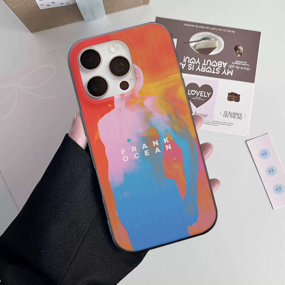 Singer Frank Blonde Oceans Hot For Phone 17 16 15 14 13 12 11 Pro Max Plus Pro Air Phone Case Corrugated Stripe Back Cover