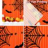 2D FLAT PRINTING 2pcs Curtains (Without Rod) Halloween Candy and Bats Saint Patrick is Day Festival Creative Curtains Versatile