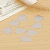 10/20PCS Guitar Plectrums Stainless Steel 0.3mm Thick Guitar Pick Shine Surface Metal  Practice Prop for Guitar Bass Ukulele ZYF