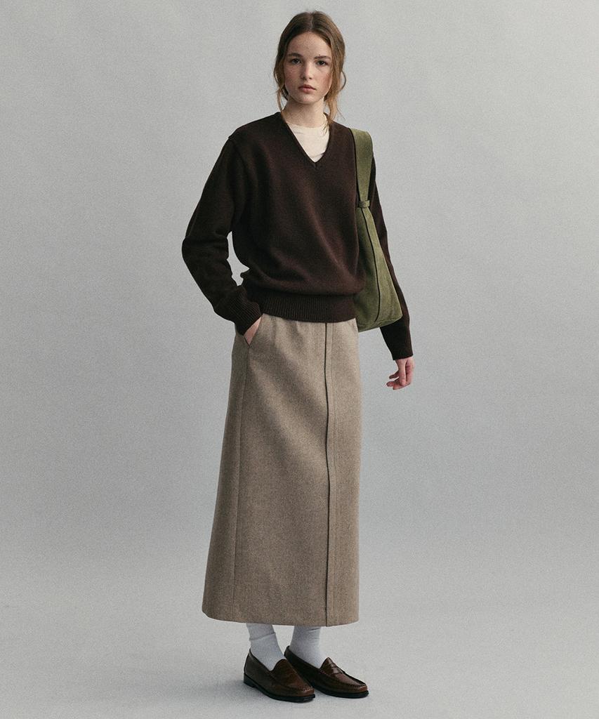 Aubeuawo Lip Pencil Skirt Winter Ver. (Beige)