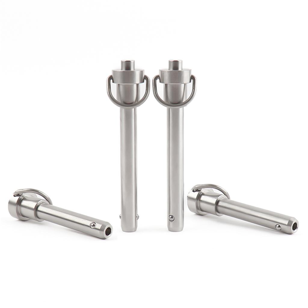 Diameter 5-25mm Length 10-100mm Quick Release Pin Bolt Ball Head Quick Lock Pin Plug with Ring Handle Pull Stainless Steel PIN