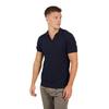 Mens Open Collar Short-Sleeved Polo Shirt