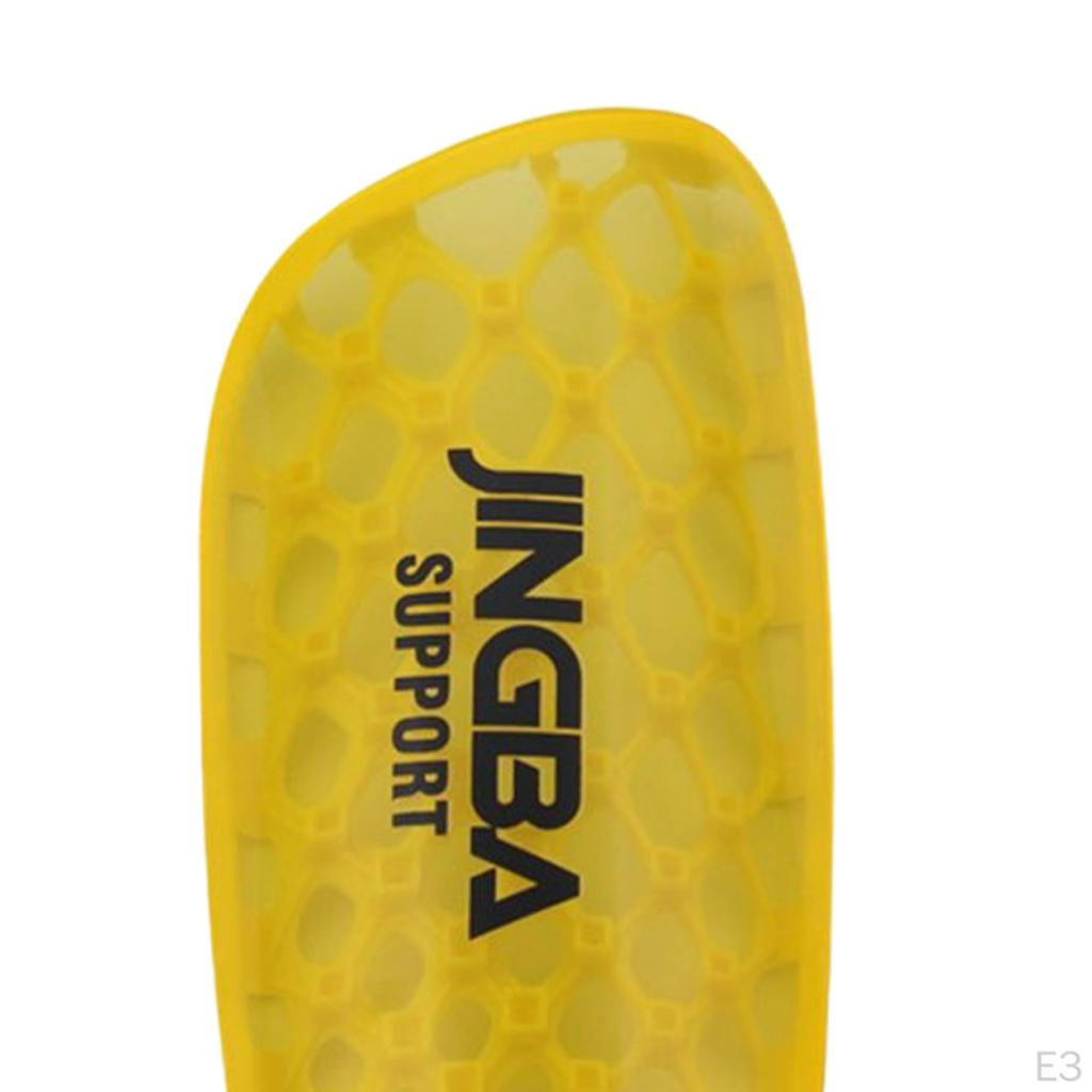 Buy 1 Pair Soccer Shin Guards Football Tibia Pads Shinguard Yellow S at ...