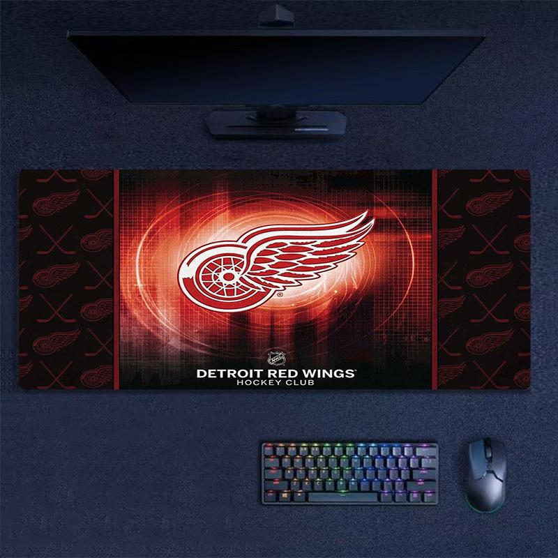 Detroit Red Wings Color Mouse Pad Large Gaming Table Cushion Non-slip Laptop Tablet Big Mousepad XXL Mat Mini PC Playmat With Lock Edge