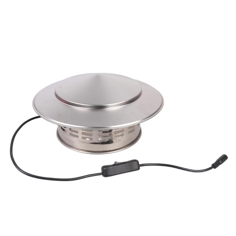 

Weatherproof 160mm 12V Ventilation Fan with Stainless Steel Construction Featuring Switches for Outdoor Bathroom Kitchen Use Quiet Operations 1