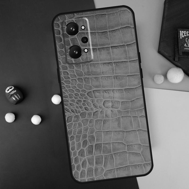 Crocodile Pattern Print For Realme GT7 Pro 15 13 10 11 12 14 Pro Plus C55 C71 C75 C67 C63 C61 C53 C35 C65 GT6 Case