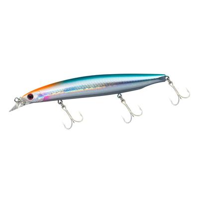 DAIWA Havsabborre Minnow Shoreline Shiner Z Vertis R 125S Adele Orange Huvud Kibinago