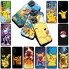 Cartoon P-Pokemons GO P-Pikachus Phone Cover Case for Samsung Galaxy S10 S8 S9 Plus A33 A34 A31 70 A71 A72 Note 20 9 8 S10E