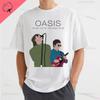2024 Graphic Printed Shirts-Oasis- Rock Band Customized TShirt Hip Hop Streetwear Harajuku Classic Retro Mens Clothes Womens Top