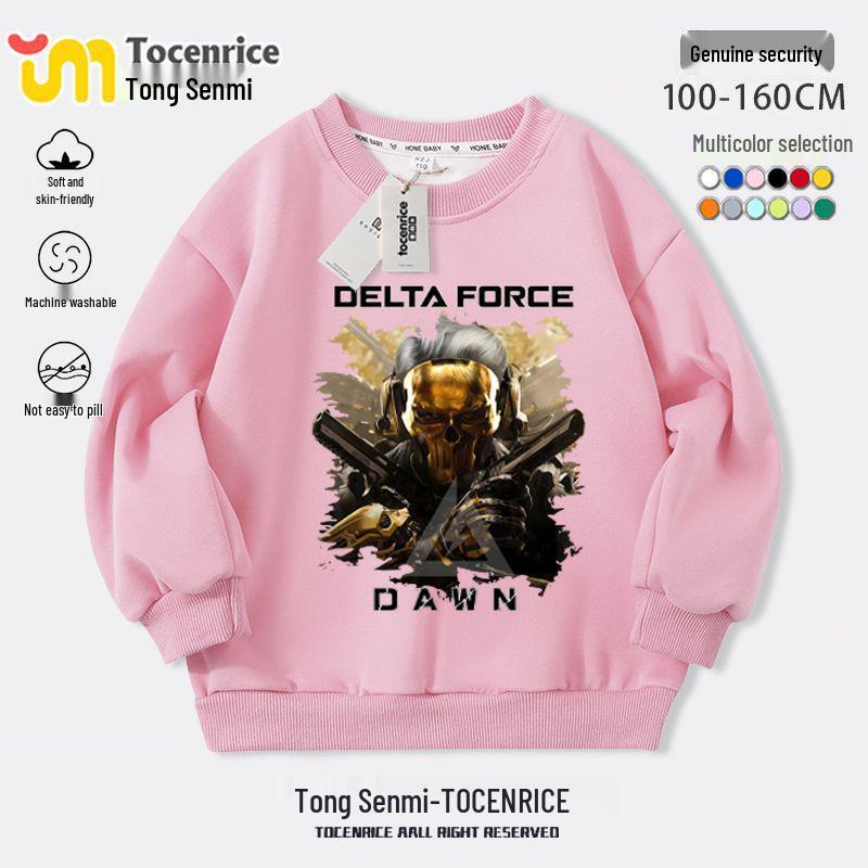 Delta Action Boys' Floral Eclipse Rose Sweatshirt & Sweatpants Set - Autumn/Winter Collection