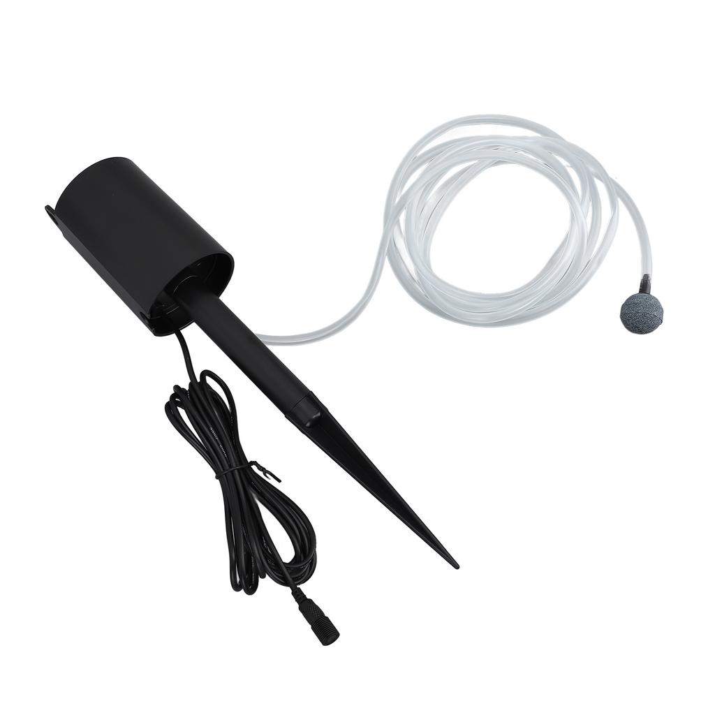 6V 4W Solar Pond Aerator Air Pump Kit IP64 Waterproof 0.8L Per Minute 3 Modes Solar Pond Aerator