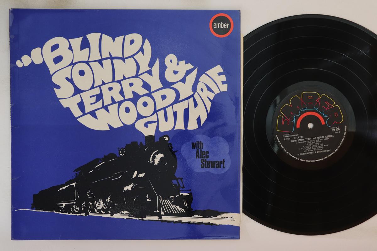

LP Record BLIND SONNY TERRY WOODY GUTHRIE A Blind Sonny Terry Woody Guthrie W CW136 EMBER 1969 UK Blues Used
