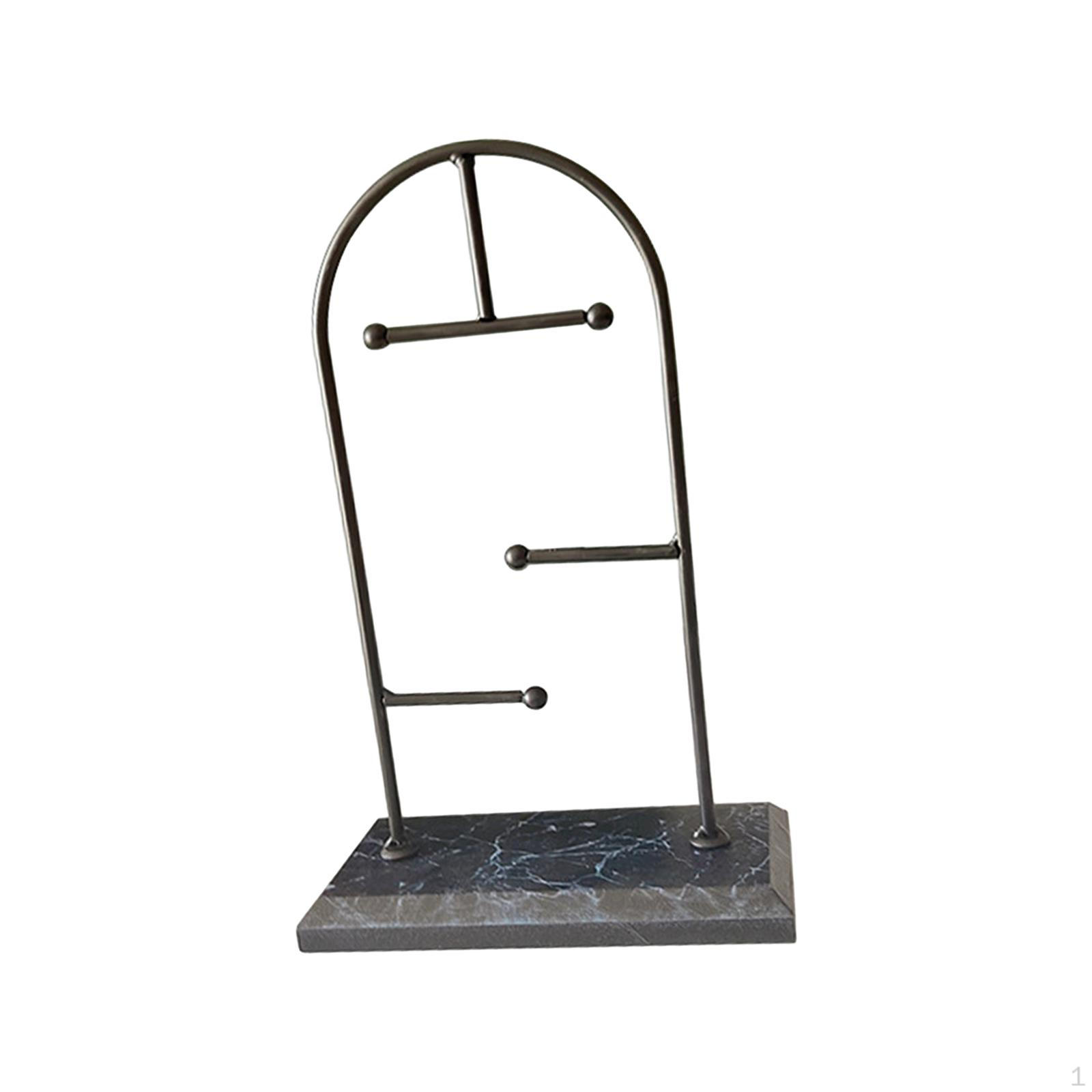 

Подставка для ювелирных изделий, держатель для браслета, железный резинка для волос, органайзер, браслет для витрины Black