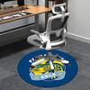 Parramatta Eels,Rugby League Team Chair mat Round Rug Office carpet, Machine Washable, Non slip, Suitable for Living Rooms, Bedrooms