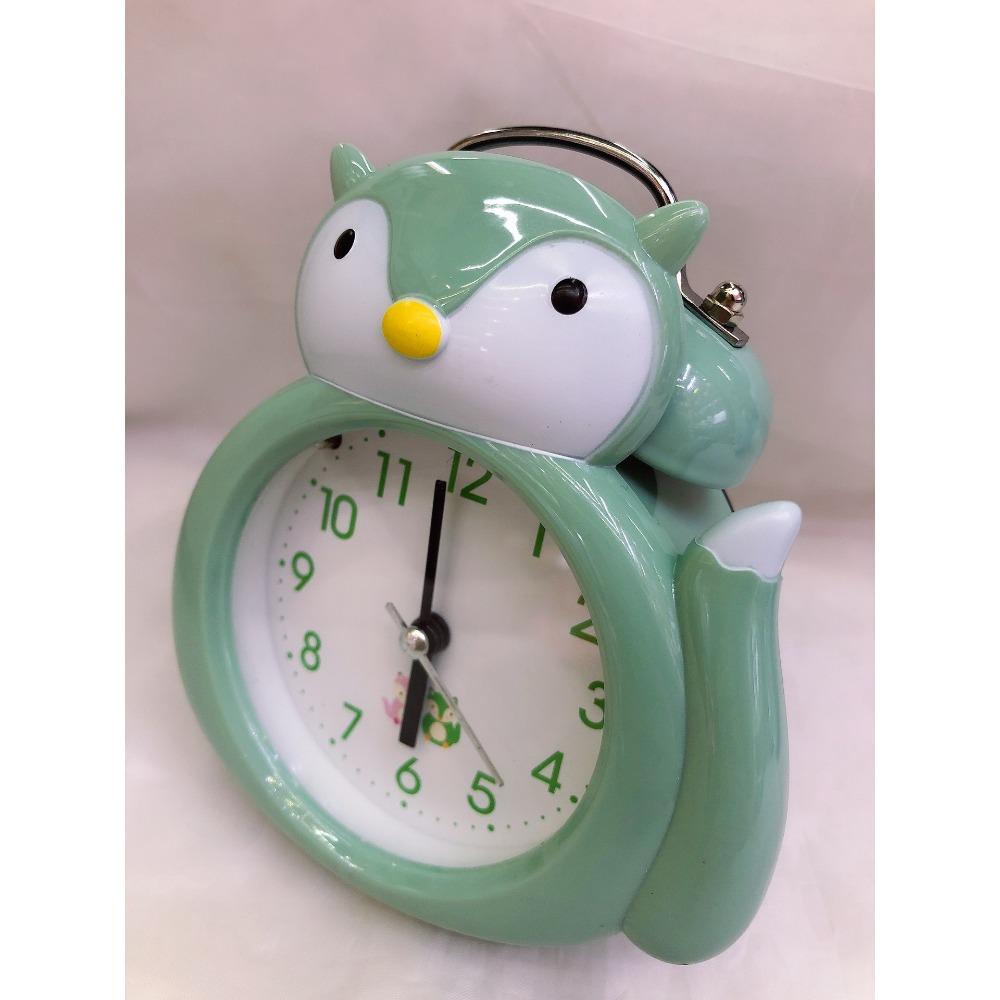 Cute cartoon metal bell ringing clock children's boutique study wake up clock