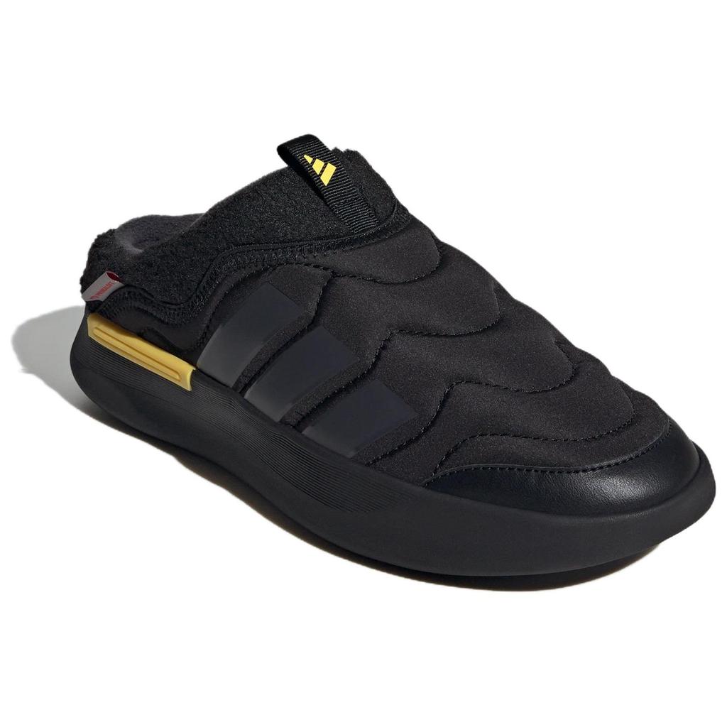 Adidas Adipuff Mule Comfortable Simple Non-Slip Durable Low-Top Casual Shoes Unisex Shoes Black JR0065