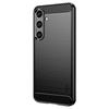 MOFI JK TPU Series-1 For Samsung Galaxy S24+ Slim-Fit TPU Case Carbon Fiber Texture Phone Cover