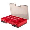 Two Layer Fishing Tool Box  Organizers with Removable Dividers  Baits Accessory Box Plastic Fishing Tool Box