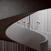Nordic Gravity Chandelier Modern LED Living Room Hanging Light For Lobby Staircase Loft Creative Dining Room Chandelier