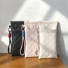 Double-layer Glasses Bag Grid Pattern Sunglasses Case Sunglasses Storage Bag  Eyewear Accessories