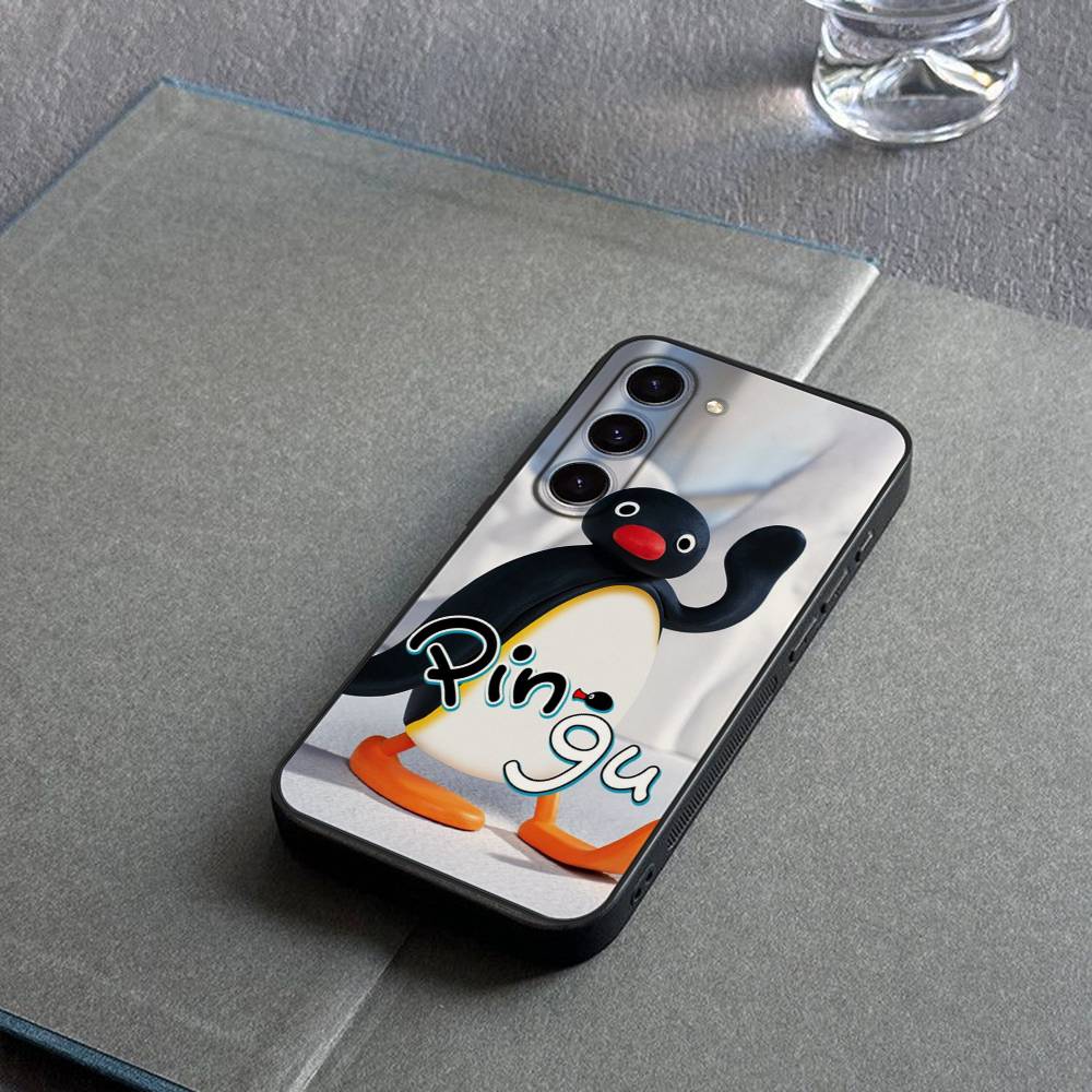 Cute P-Pingu Penguin Phone Case For Samsung Galaxy S21 S22 S23 S24ULTRA S25ULTRA FE Ultra Plus5G A52S S26 Soft Cover