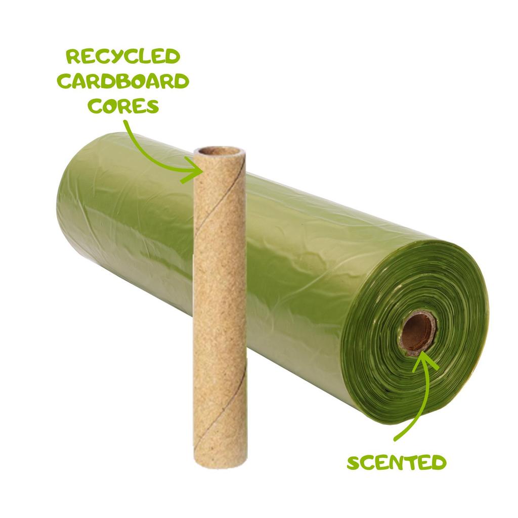 Sacchetti Biodegradabili per Rifiuti di Animali Domestici - Confezione da 300 (Rotolo Grande)