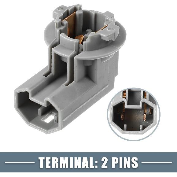 License Number Plate Lamp Light Socket Number Plate Lamp Light Socket for Lexus RX350 2004-2010 Plastic Gray