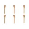 50pcs Golf Tees Professional Strong Replacement Wooden Golfing Tees for Golf Accessories