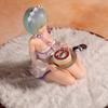 13CM Anime Zero kara Hajimeru Isekai Seikatsu Rem Birthday Cake Happy Birthday Sitting Model Toy Gift Action Figure With Base