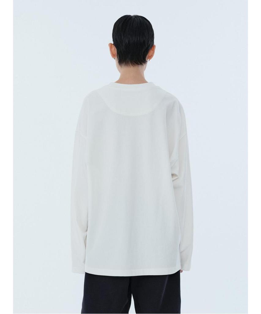 RECODE Printing Detail Longsleeve T-Shirt Rktaa24614Whx