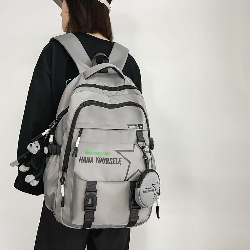 Pánský cestovní batoh Student Schoolbag Campus Style Batoh pro ženy