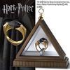 Gaunt Ring Harry Potter - Noble Collection Replica In Gold-plated Metal - Size 10 - Wooden Display Stand Included