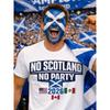No Scotland No Party Football T-Shirt Cup Football Tournament of The World 2026 T-Shirt Kids Adult Unisex