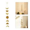 Maanfase Wandhanger Wanddecoraties Metalen Ketting voor Kantoor Kinderkamer Raam
