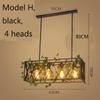 Loft Bird Lamp Vintage Pendant Light Iron Industrial Living Room Restaurant Decoration Suspension Luminaire Modern Chandelier
