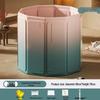 Portable Folding Bath Barrel for Adults & Children - PVC, No Installation Required