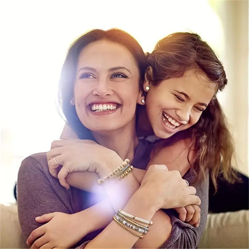 JYL TS Bracelet Stackable  MAMA Beads Nurtures Maternal Love & Blessings