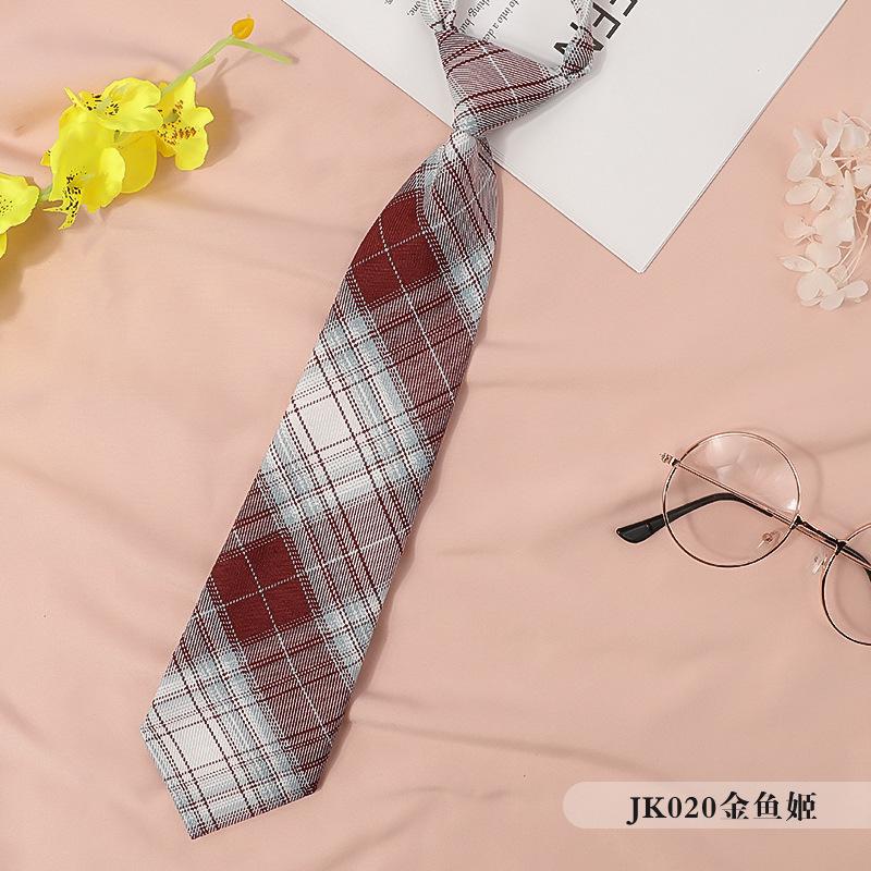 Japanese Plaid Black Bow Tie Collar Rope Women'S Necktie College Wind Streamer Jk Bow Shirt Ins Sailor Suit