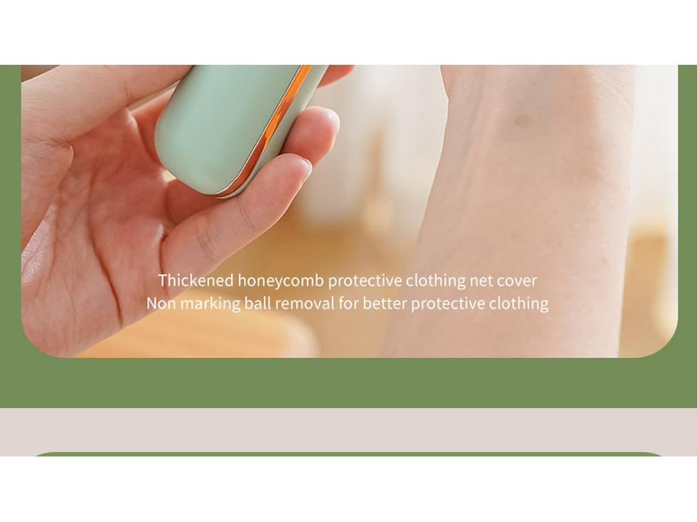 Wiederaufladbarer Stoffrasierer und Fusselrasierer mit Digitalanzeige