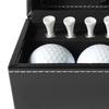 Golf Ball and Tee Gift Set with PU Leather Box Metal Divot Tool Golf Gift for Men for Green Golfers Golf Course Grandpa Dad