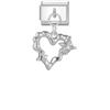 New Glitter Bow Shell Moon Butterfly Heart Cherry Dreamy Pendant Italian Charm Links Fit 9MM Stainless Steel Bracelet DIY Making